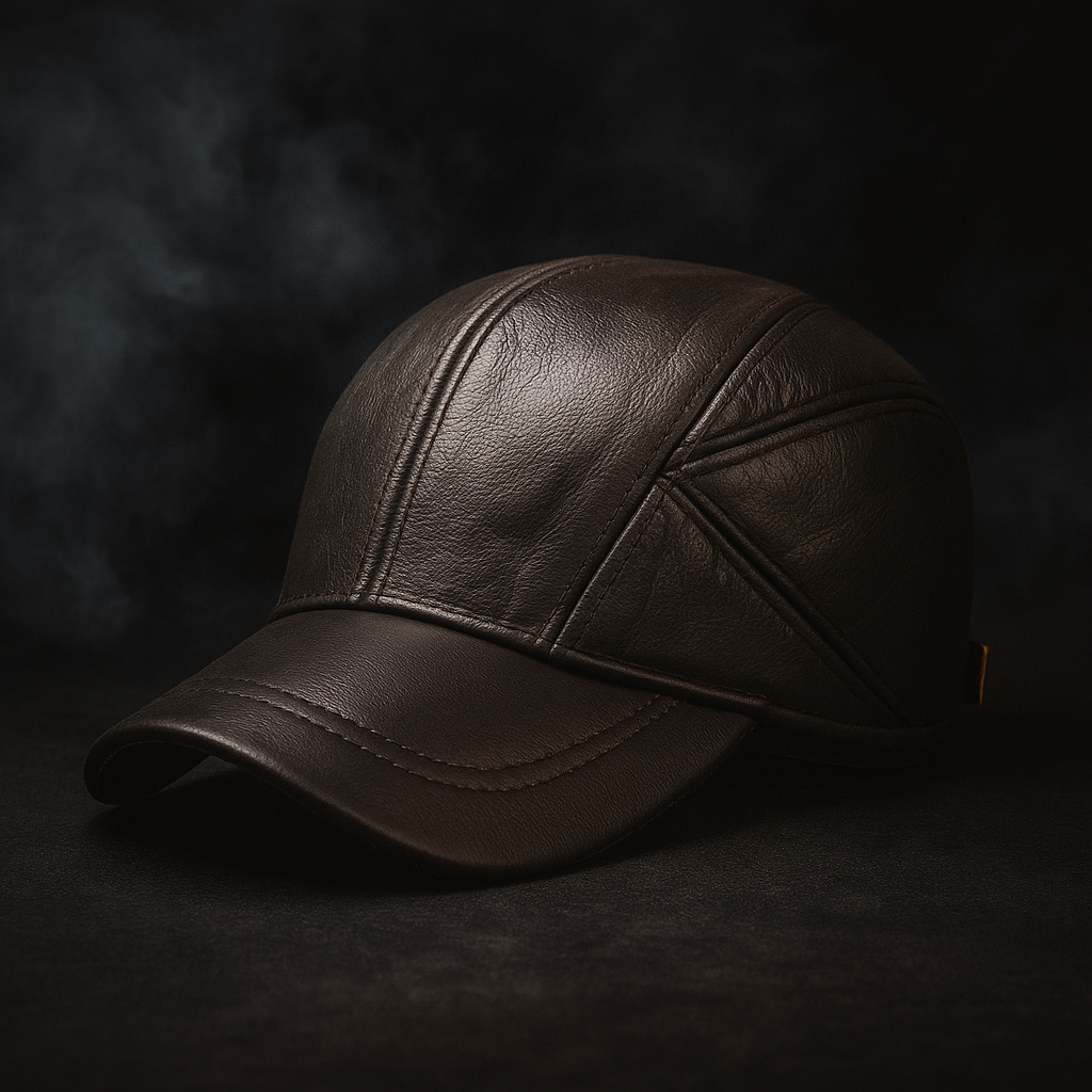 Milano Leather Vintage Cap