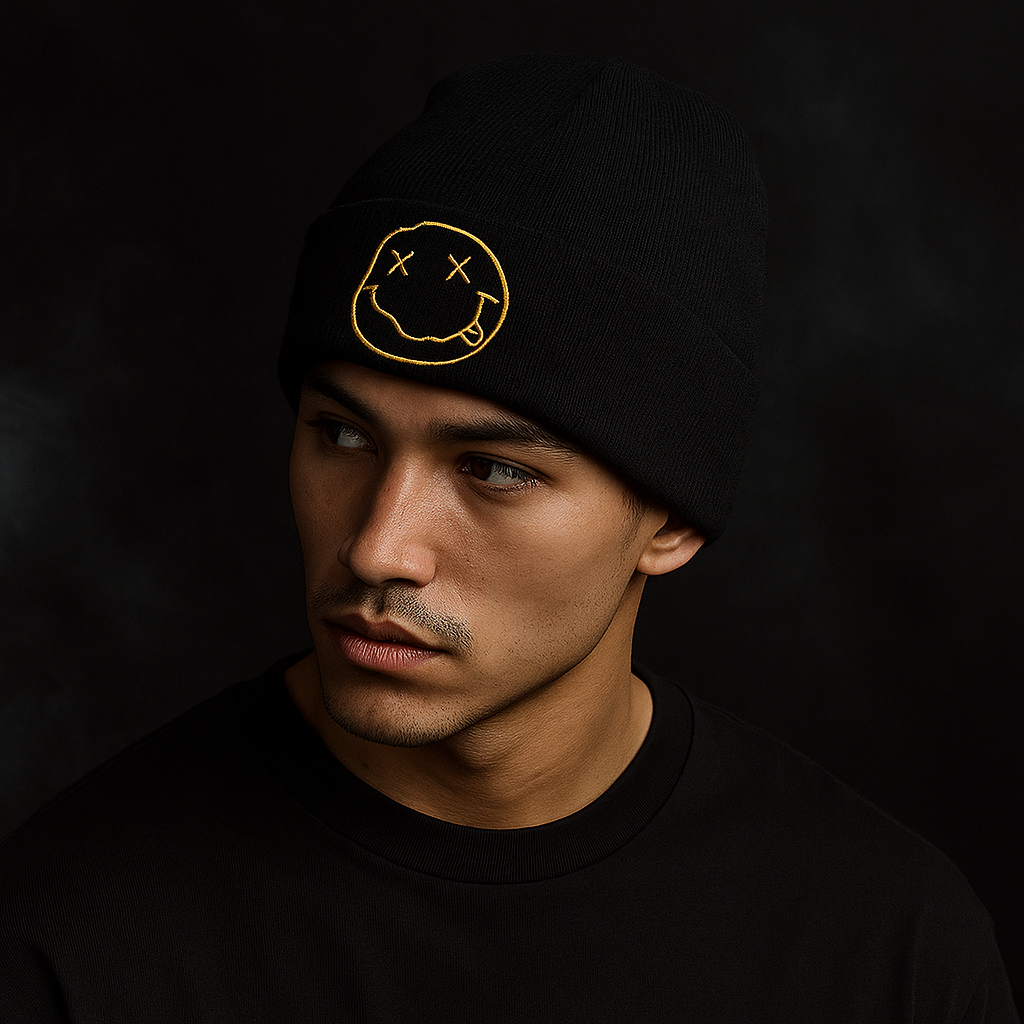 XX Faded Smiley Beanie