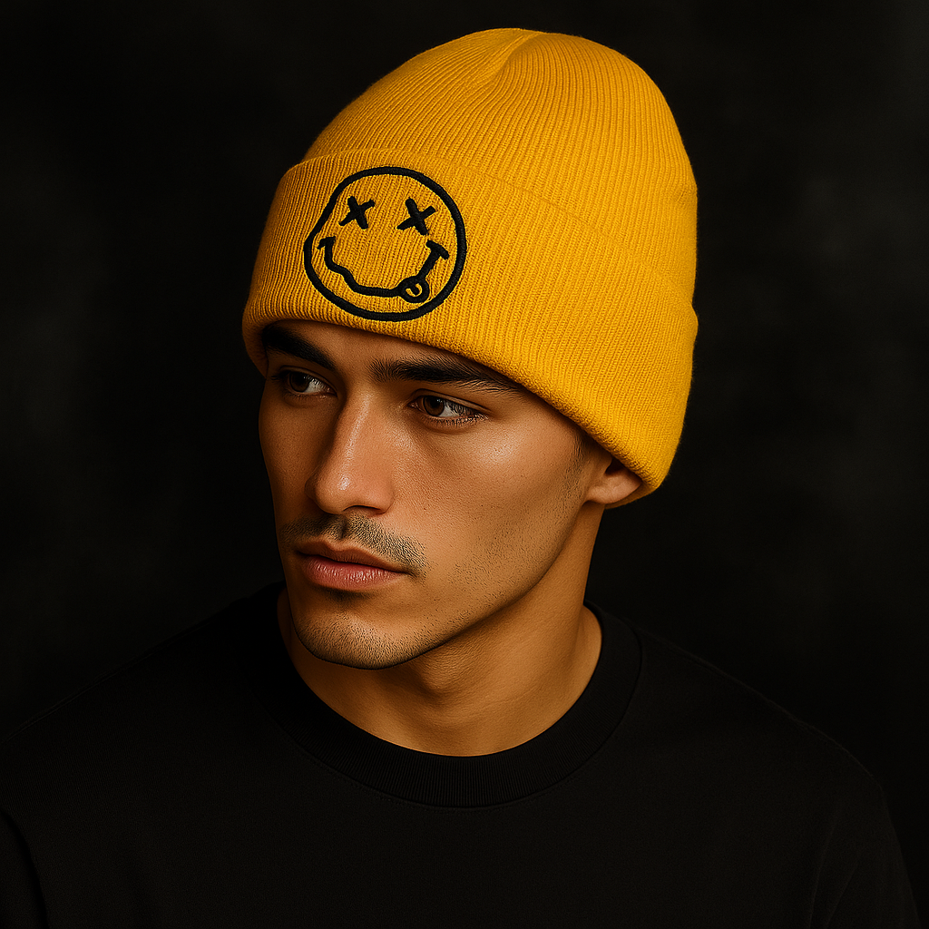 XX Faded Smiley Beanie