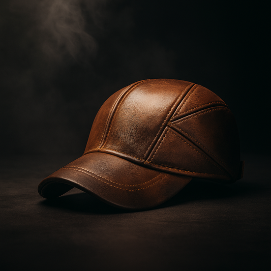 Milano Leather Vintage Cap