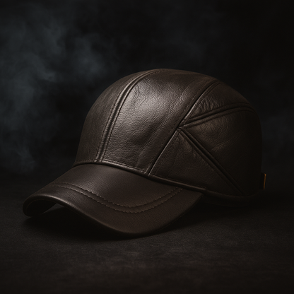 Milano Leather Vintage Cap