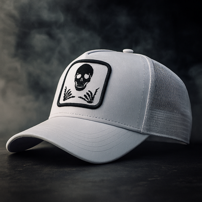 Faded Skull Trucker Hat