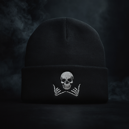 Faded Skull Beanie