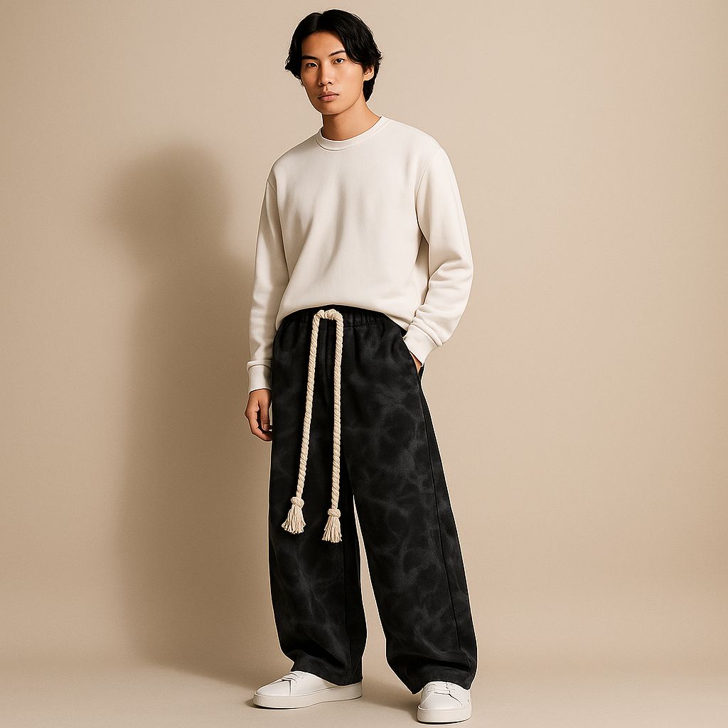 Ginza Wide-Leg Sweatpants
