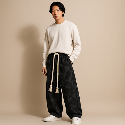 Ginza Wide-Leg Sweatpants