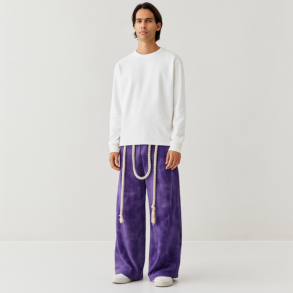 Ginza Wide-Leg Sweatpants