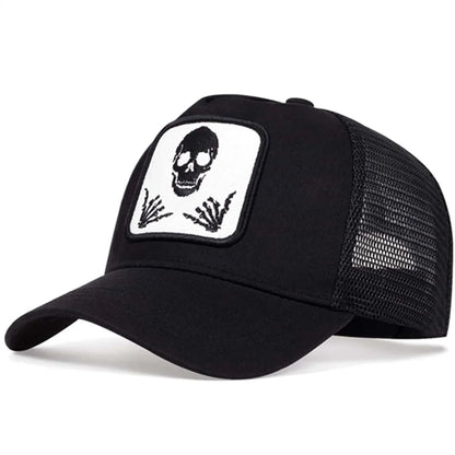 Faded Skull Trucker Hat