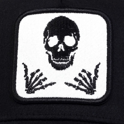 Faded Skull Trucker Hat