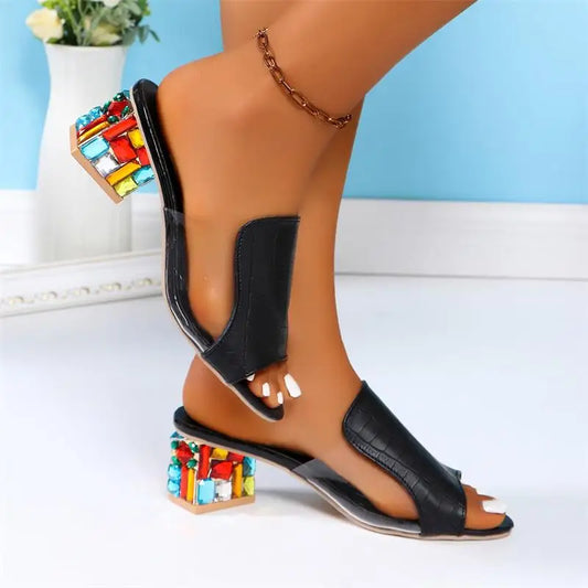 Melani Mosaic Heels