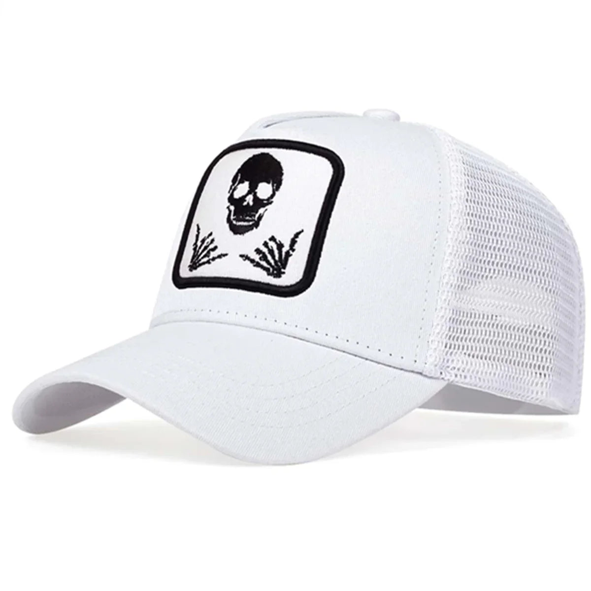 Faded Skull Trucker Hat