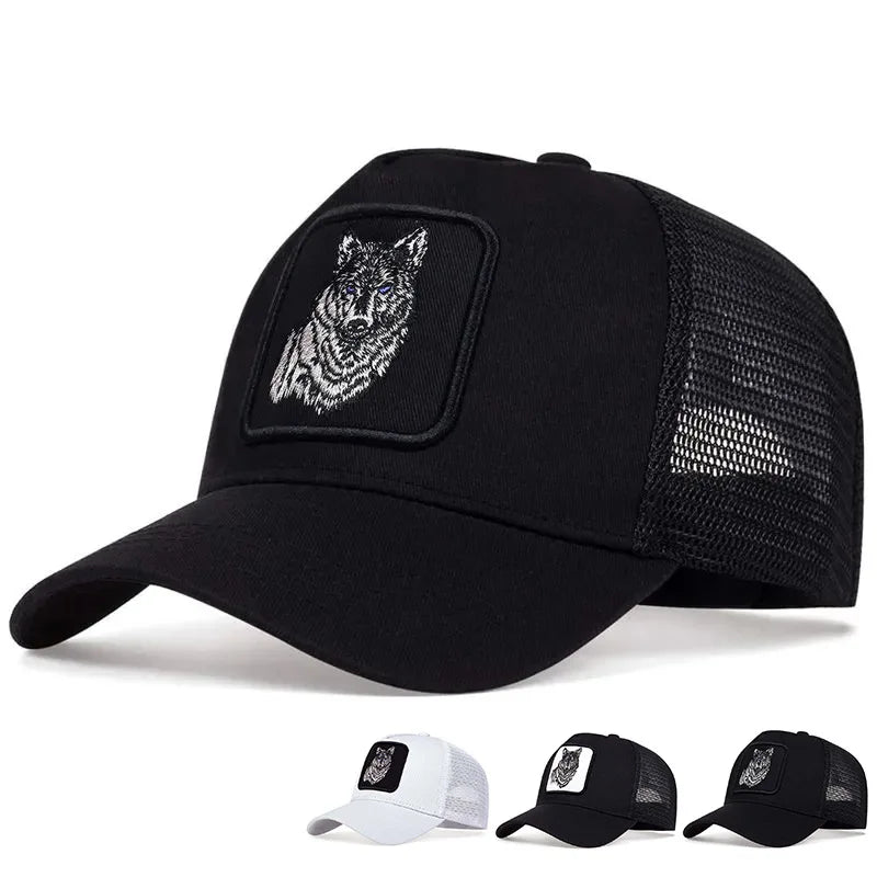 Midnight Wolf Trucker Hat