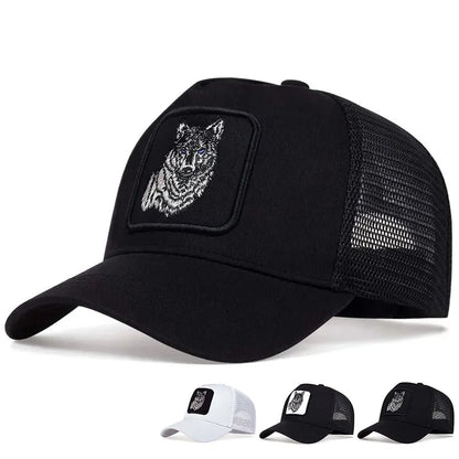Midnight Wolf Trucker Hat