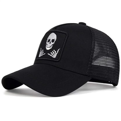 Faded Skull Trucker Hat